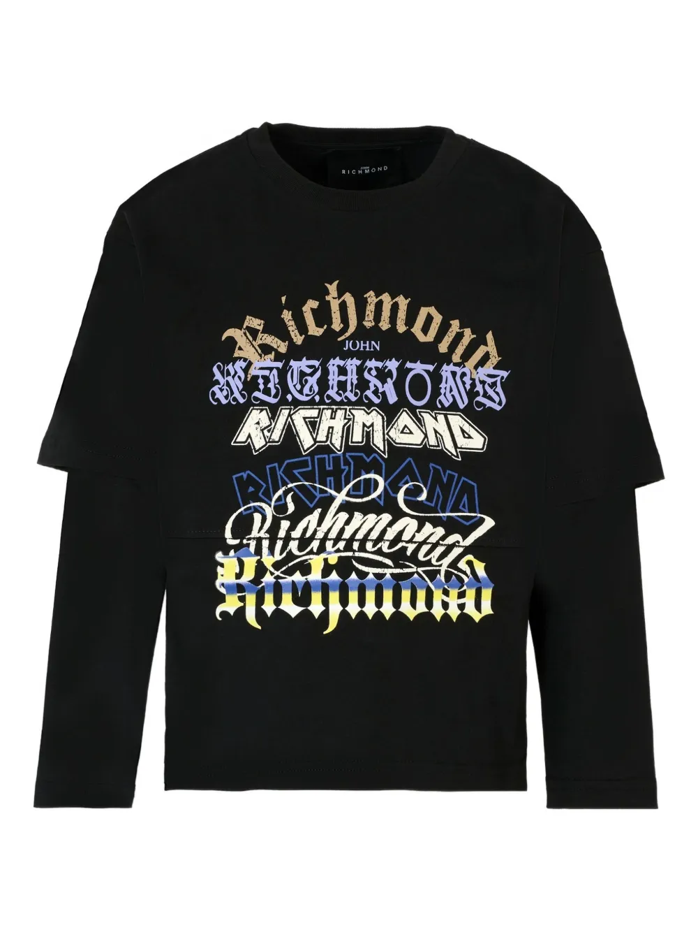 Футболка с многослойным графическим принтом John Richmond Junior, черный
Футболка с многослойным графическим принтом John Richmond Junior, черный