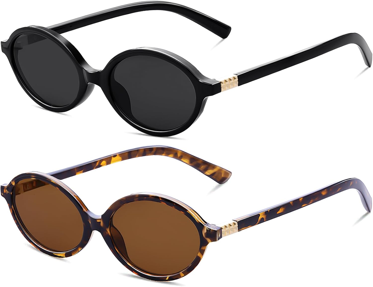 Ретро-винтажные солнцезащитные очки в овальной оправе для женщин, модные маленькие круглые, в стиле 90-х, милые солнцезащитные очки AENMTU, Black Frame/ Black Lenses, Tortoise Shell Frame/ Brown Lenses
Ретро-винтажные солнцезащитные очки в овальной оправе для женщин, модные маленькие круглые, в стиле 90-х, милые солнцезащитные очки AENMTU, Black Frame/ Black Lenses, Tortoise Shell Frame/ Brown Lenses