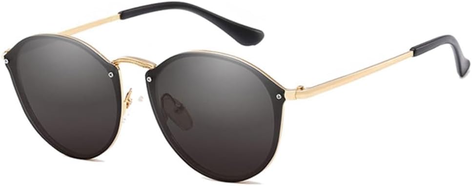 Круглые солнцезащитные очки для мужчин, «кошачий глаз», женские солнцезащитные очки в винтажном металлическом стиле, мужские солнцезащитные очки для вождения, черные очки с защитой от УФ-излучения UV400 VFDHN, Gold Black
Круглые солнцезащитные очки для мужчин, «кошачий глаз», женские солнцезащитные очки в винтажном металлическом стиле, мужские солнцезащитные очки для вождения, черные очки с защитой от УФ-излучения UV400 VFDHN, Gold Black