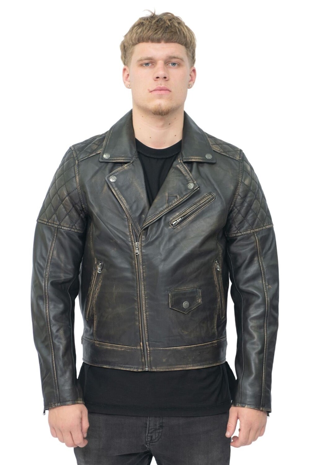 Кожаная байкерская куртка gibraltar с перекрестной молнией Infinity Leather, черный
Кожаная байкерская куртка gibraltar с перекрестной молнией Infinity Leather, черный