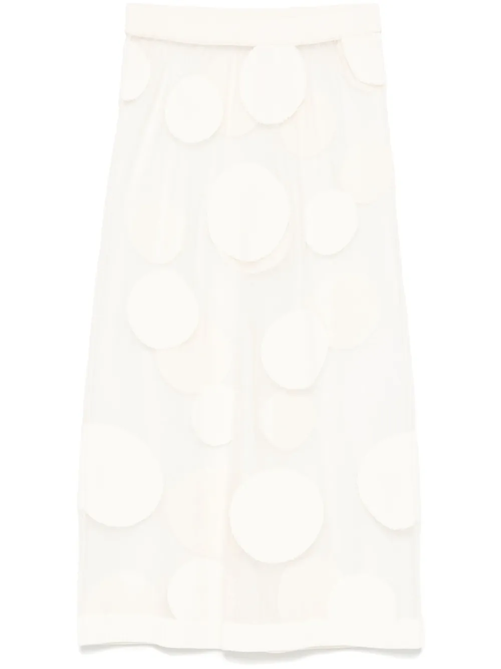 Юбка миди в горох Viktor & Rolf, белый 
Юбка миди в горох Viktor & Rolf, белый