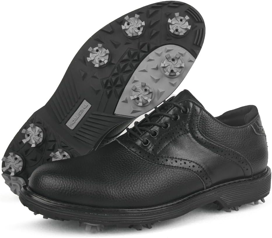 Кроссовки для гольфа с шипами для мужчин, профессиональная обувь для гольфа, водонепроницаемая обувь для прогулок и гольфа, кроссовки для тренировок Zakey, черный
Кроссовки для гольфа с шипами для мужчин, профессиональная обувь для гольфа, водонепроницаемая обувь для прогулок и гольфа, кроссовки для тренировок Zakey, черный