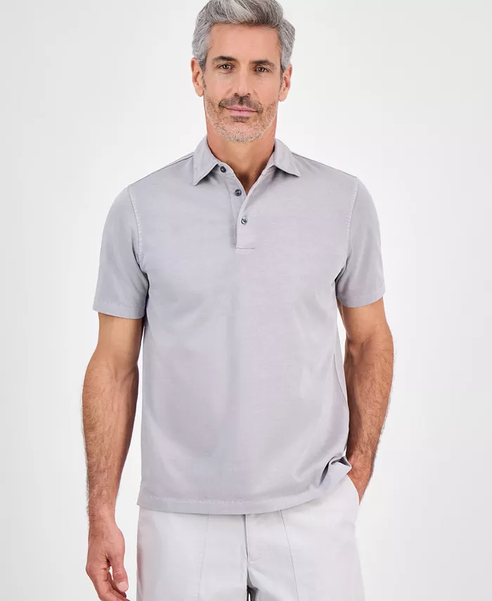 Мужская премиальная поло с эффектом garment-dyed Michael Kors, серебряный
Мужская премиальная поло с эффектом garment-dyed Michael Kors, серебряный