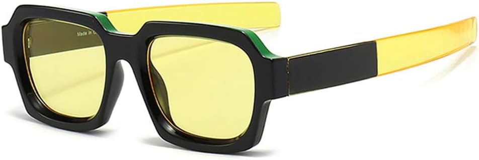 Популярные модные квадратные двухцветные панк-солнцезащитные очки для мужчин, винтажные сине-оранжевые очки, женские солнцезащитные очки UV400 WNCKSQ, Black Yellow Yellow
Популярные модные квадратные двухцветные панк-солнцезащитные очки для мужчин, винтажные сине-оранжевые очки, женские солнцезащитные очки UV400 WNCKSQ, Black Yellow Yellow