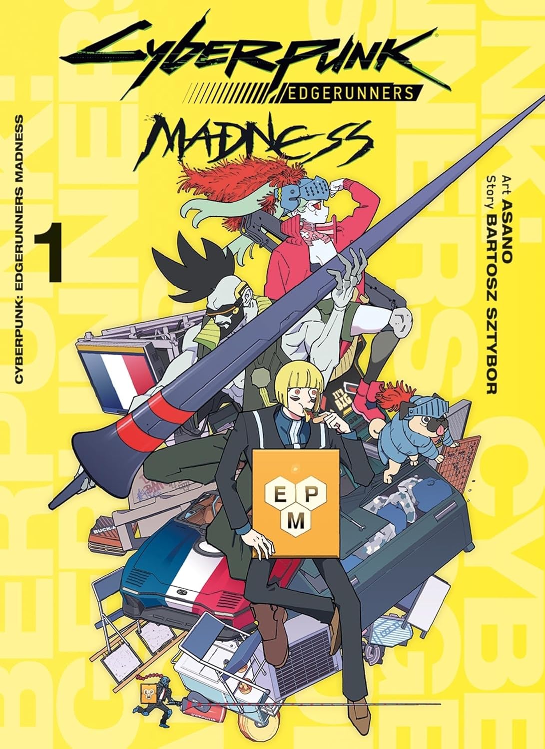 Cyberpunk Edgerunners Madness T01 (Variant compte ferme) (PANINI)
Cyberpunk Edgerunners Madness T01 (Variant compte ferme) (PANINI)