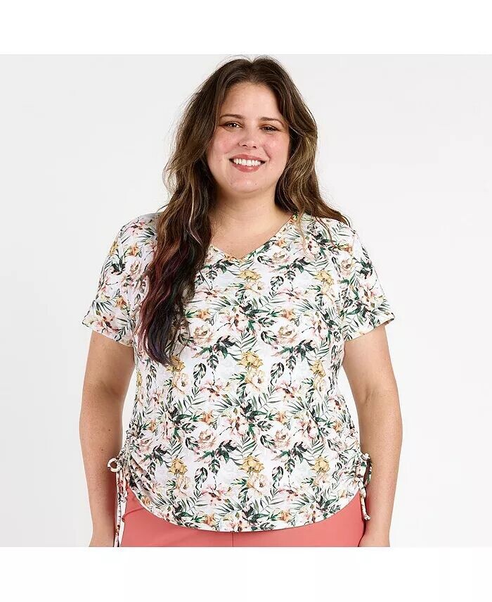 Плавательный топ Adele больших размеров с V-образным вырезом Calypsa, мультиколор
Плавательный топ Adele больших размеров с V-образным вырезом Calypsa, мультиколор