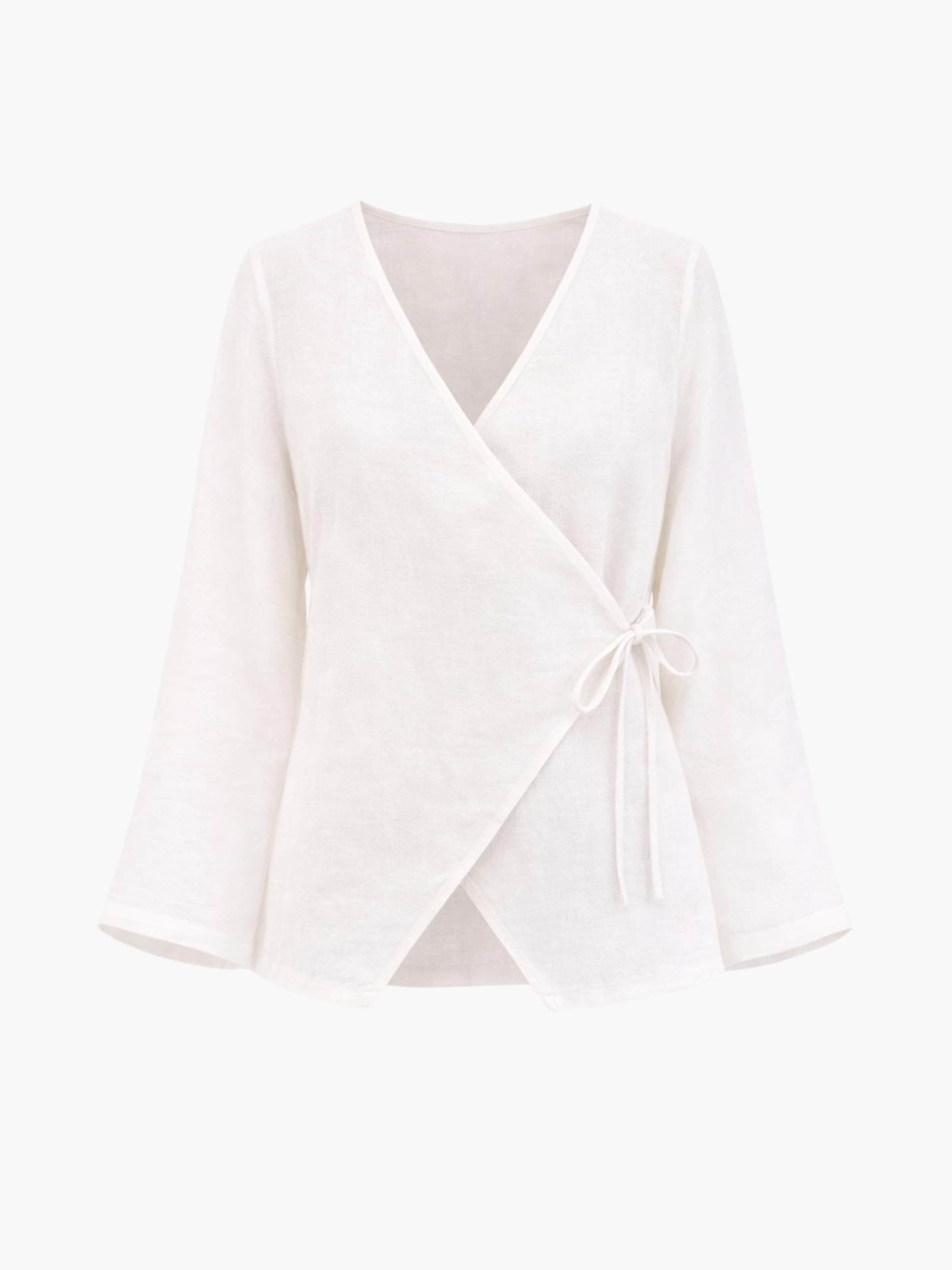 AmourLinen Топ 'Adele' в цвете Off White
AmourLinen Топ 'Adele' в цвете Off White