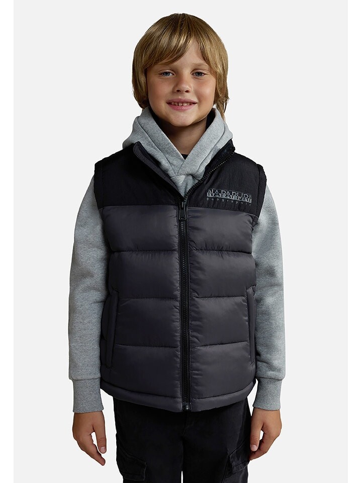 Стеганый жилет Napapijri Hornelen, антрацит
Стеганый жилет Napapijri Hornelen, антрацит