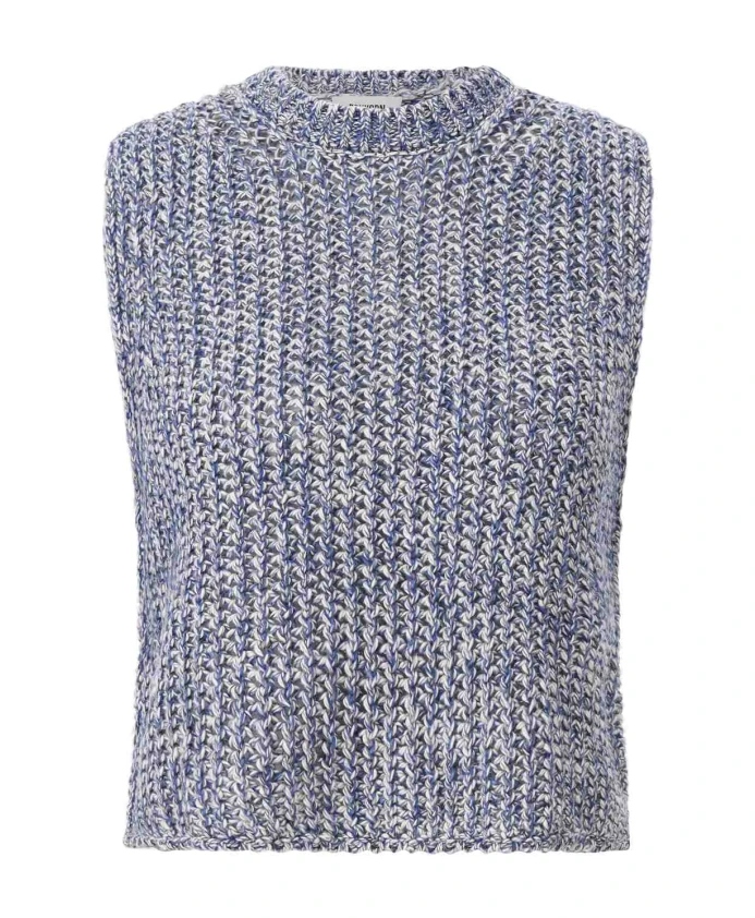 Ребристый хлопковый пуловер Noara Drykorn, синий
Ребристый хлопковый пуловер Noara Drykorn, синий