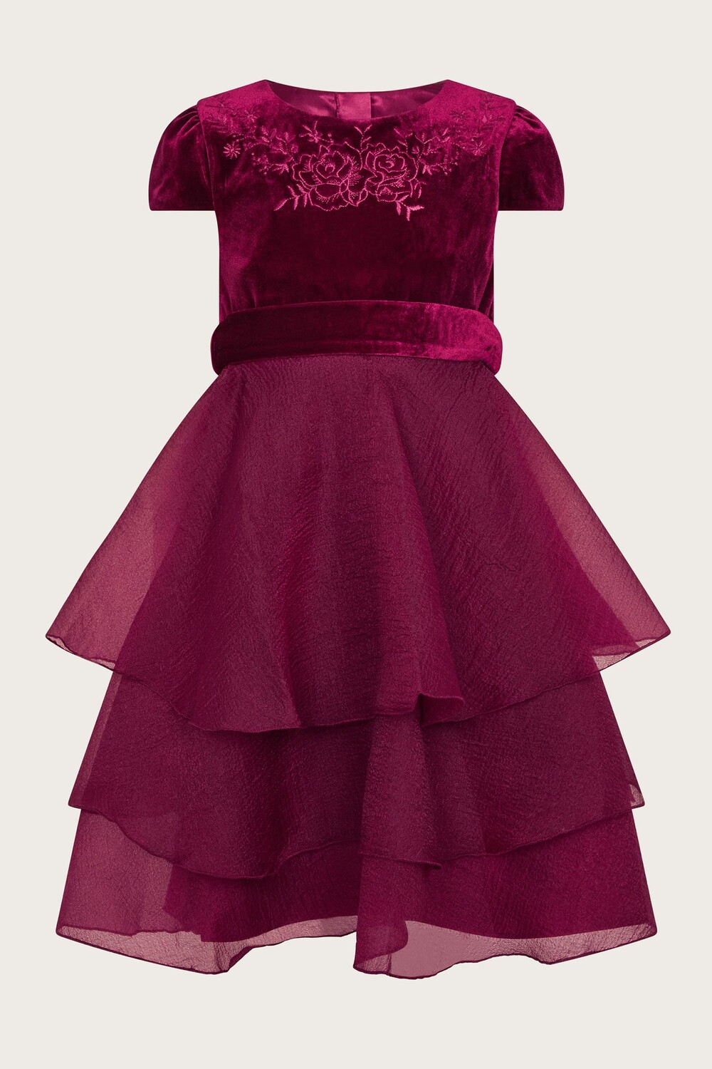 Мейбл вышита бархатное платье с оборками Monsoon, красный
Мейбл вышита бархатное платье с оборками Monsoon, красный