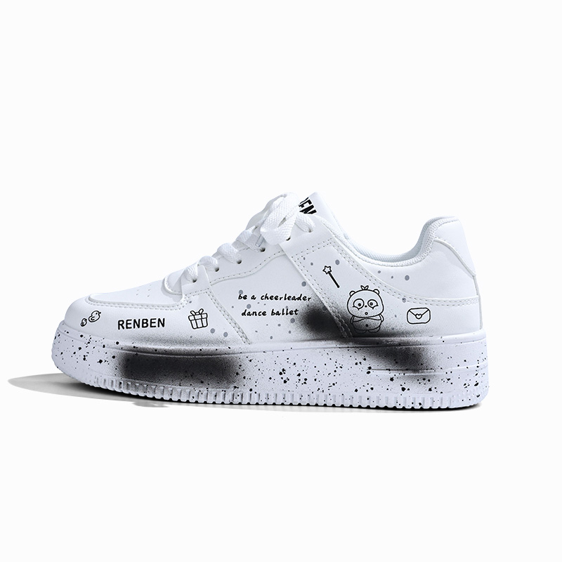 RENBEN Скользоустойчивые износостойкие легкие лоу-топ скейтборд кроссовки унисекс белые, цвет White
RENBEN Скользоустойчивые износостойкие легкие лоу-топ скейтборд кроссовки унисекс белые, цвет White