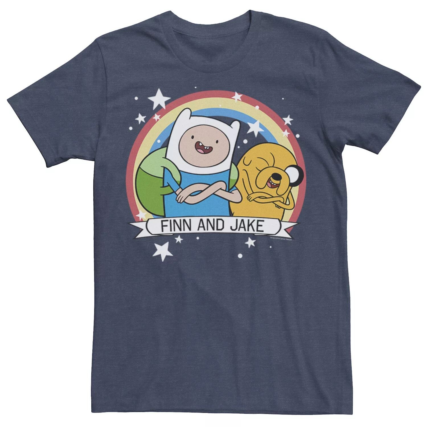 Мужская футболка CN Adventure Time Finn & Jake с радужным баннером Licensed Character
Мужская футболка CN Adventure Time Finn & Jake с радужным баннером Licensed Character