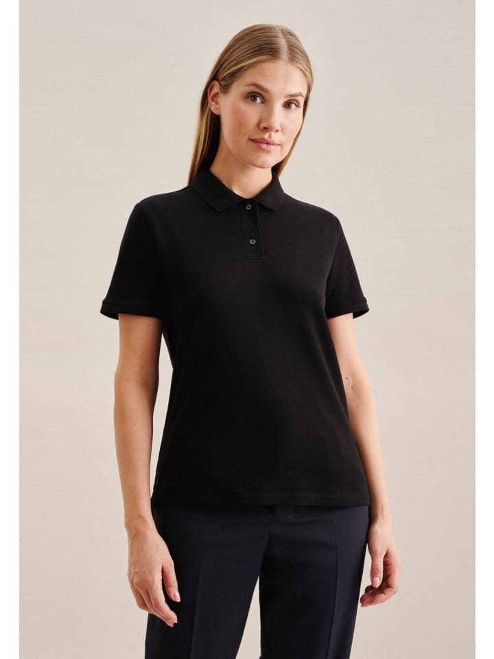 Футболка поло Seidensticker, черный
Футболка поло Seidensticker, черный