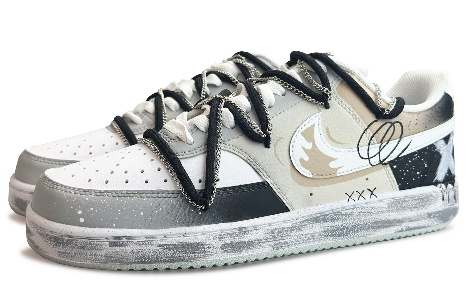 Кроссовки Nike Court Vision 1 Skateboarding Shoes Men Low-top Black/beige/white, бежевый/черный
Кроссовки Nike Court Vision 1 Skateboarding Shoes Men Low-top Black/beige/white, бежевый/черный