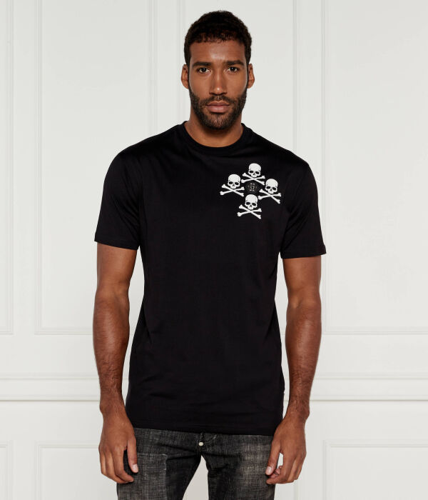 Футболка с изображением черепа и костей Regular fit Philipp Plein, черный
Футболка с изображением черепа и костей Regular fit Philipp Plein, черный