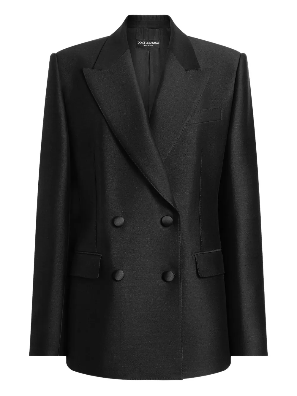 Двубортный пиджак DOLCE & GABBANA, черный 
Двубортный пиджак DOLCE & GABBANA, черный