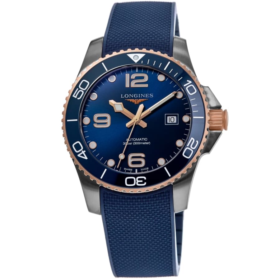 Мужские часы Longines HydroConquest Automatic с синим циферблатом и каучуковым ремешком
Мужские часы Longines HydroConquest Automatic с синим циферблатом и каучуковым ремешком