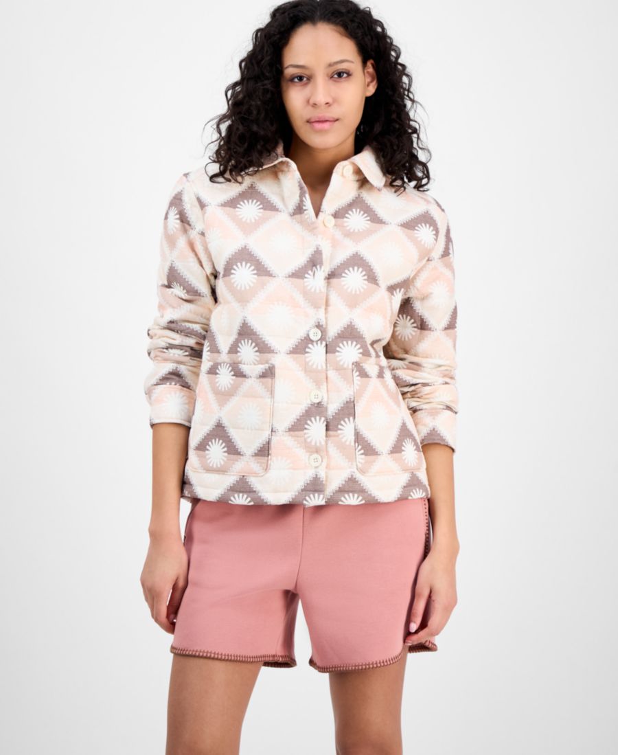 Женская стеганая куртка-рубашка от солнца UGG, Sunstone Multi
Женская стеганая куртка-рубашка от солнца UGG, Sunstone Multi