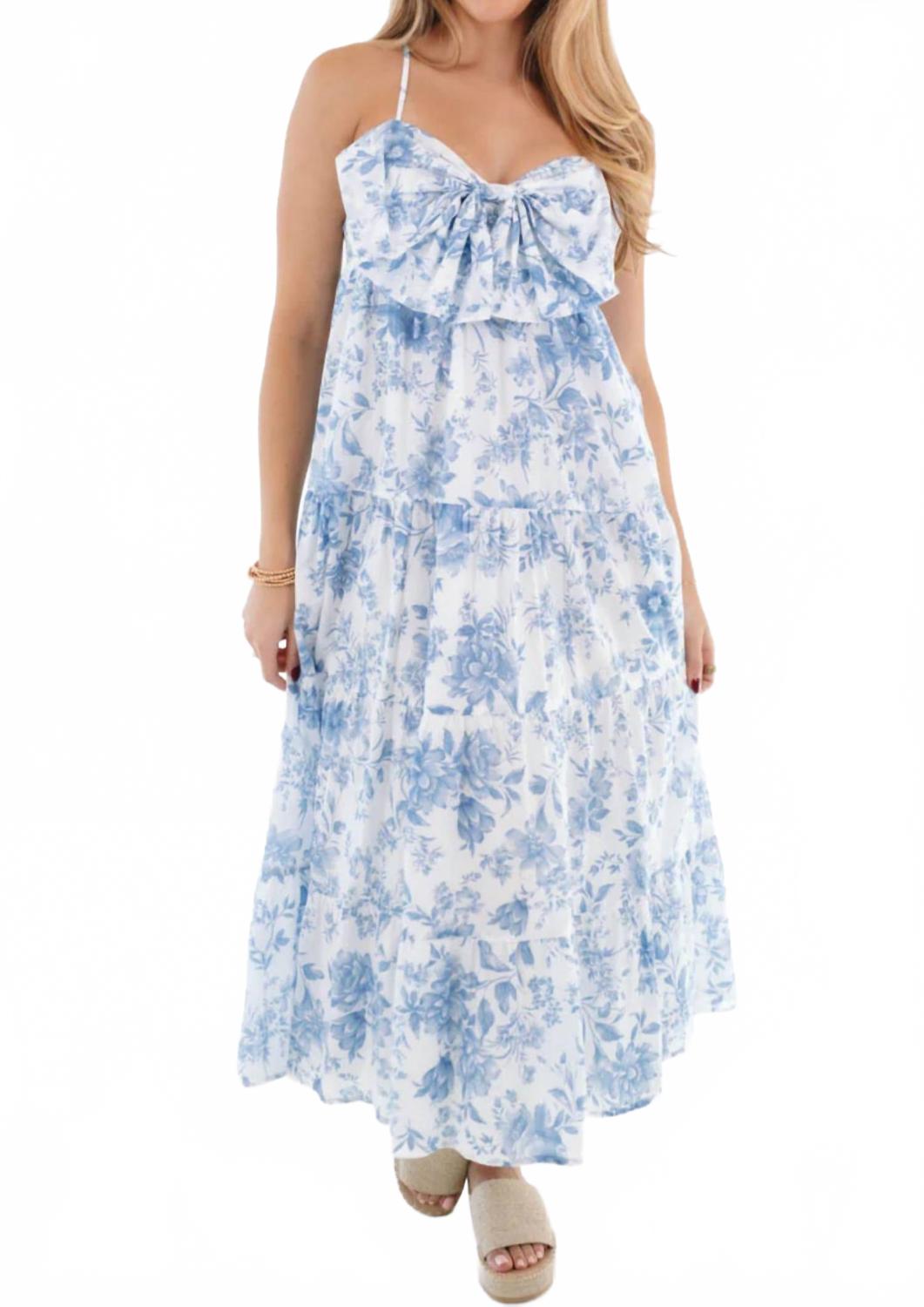 Платье миди Chloe Bow синего цвета J.Marie, синий
Платье миди Chloe Bow синего цвета J.Marie, синий