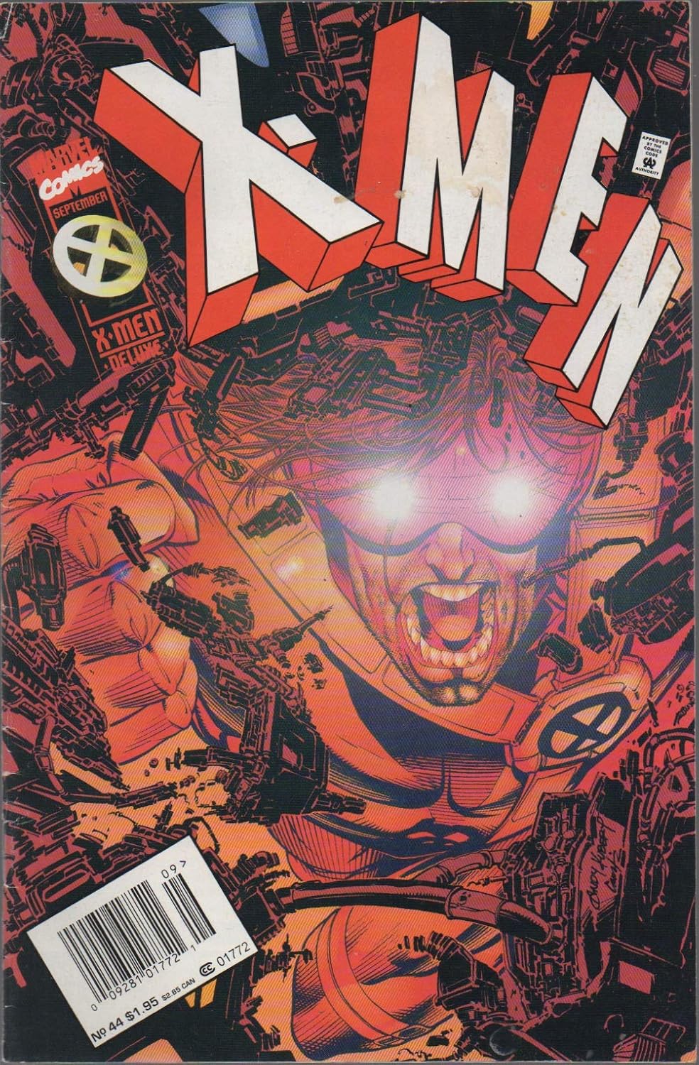 X - Men Deluxe - Issue Number 44 - September 1995 (Marvel Comics)
X - Men Deluxe - Issue Number 44 - September 1995 (Marvel Comics)