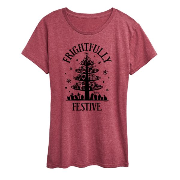 Женская футболка с пугающе праздничным графическим принтом «Кошмар перед Рождеством» Disney, красный
Женская футболка с пугающе праздничным графическим принтом «Кошмар перед Рождеством» Disney, красный