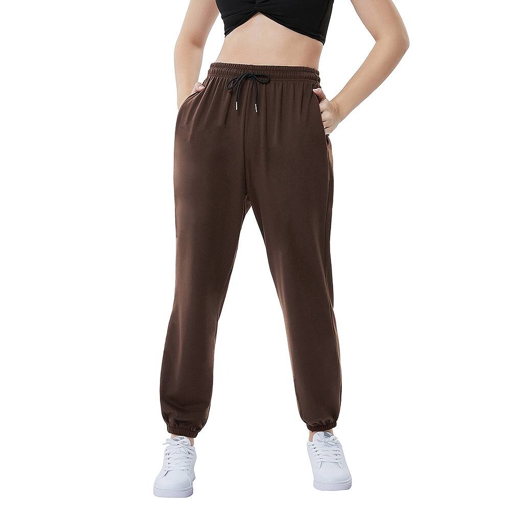 Женские повседневные мешковатые спортивные штаны с высокой талией, брюки для бега, спортивные брюки для отдыха с карманами MISSKY, цвет Coffee
Женские повседневные мешковатые спортивные штаны с высокой талией, брюки для бега, спортивные брюки для отдыха с карманами MISSKY, цвет Coffee