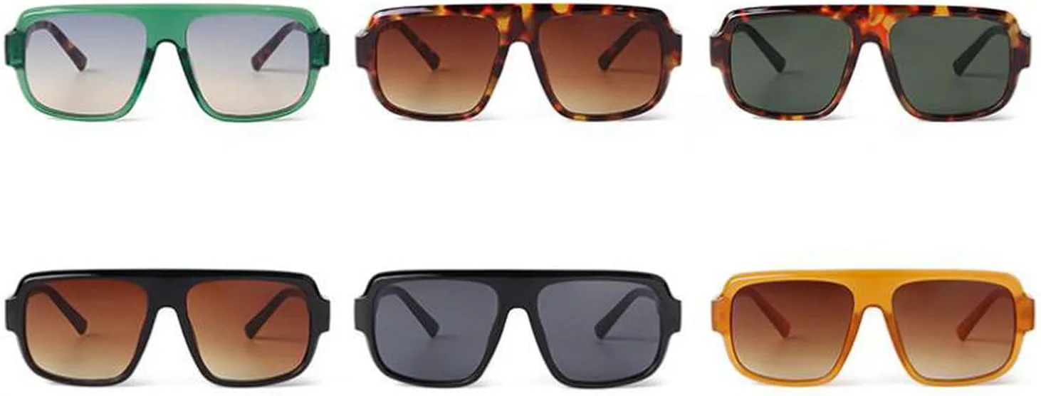 Модные большие квадратные солнцезащитные очки-пилот для женщин и мужчин, ретро-очки с градиентным переходом цвета, винтажные женские солнцезащитные очки mincl, C6
Модные большие квадратные солнцезащитные очки-пилот для женщин и мужчин, ретро-очки с градиентным переходом цвета, винтажные женские солнцезащитные очки mincl, C6