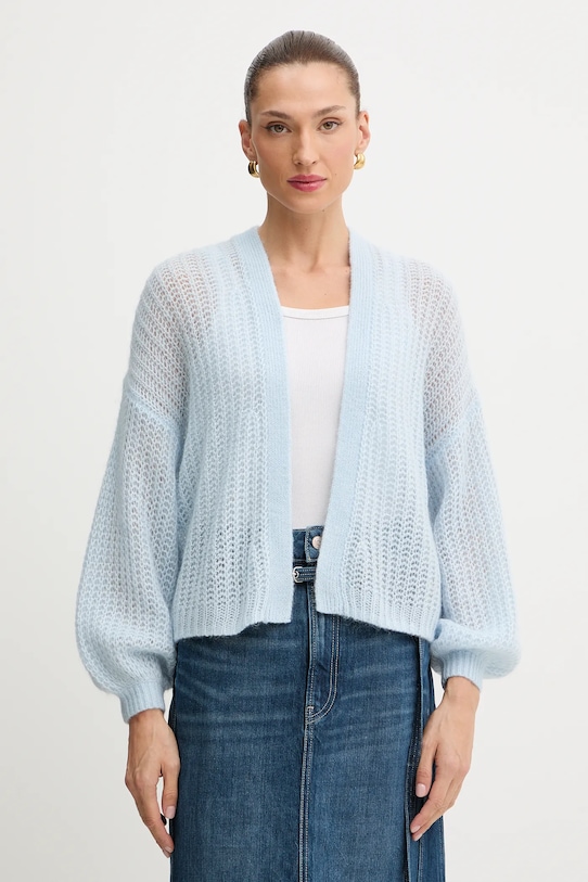 Кардиган из смесовой шерсти Boss Orange, синий
Кардиган из смесовой шерсти Boss Orange, синий