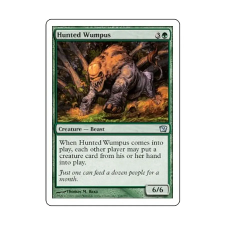 CCG Загнанный Вампус (U), MTG - 9th Edition
CCG Загнанный Вампус (U), MTG - 9th Edition