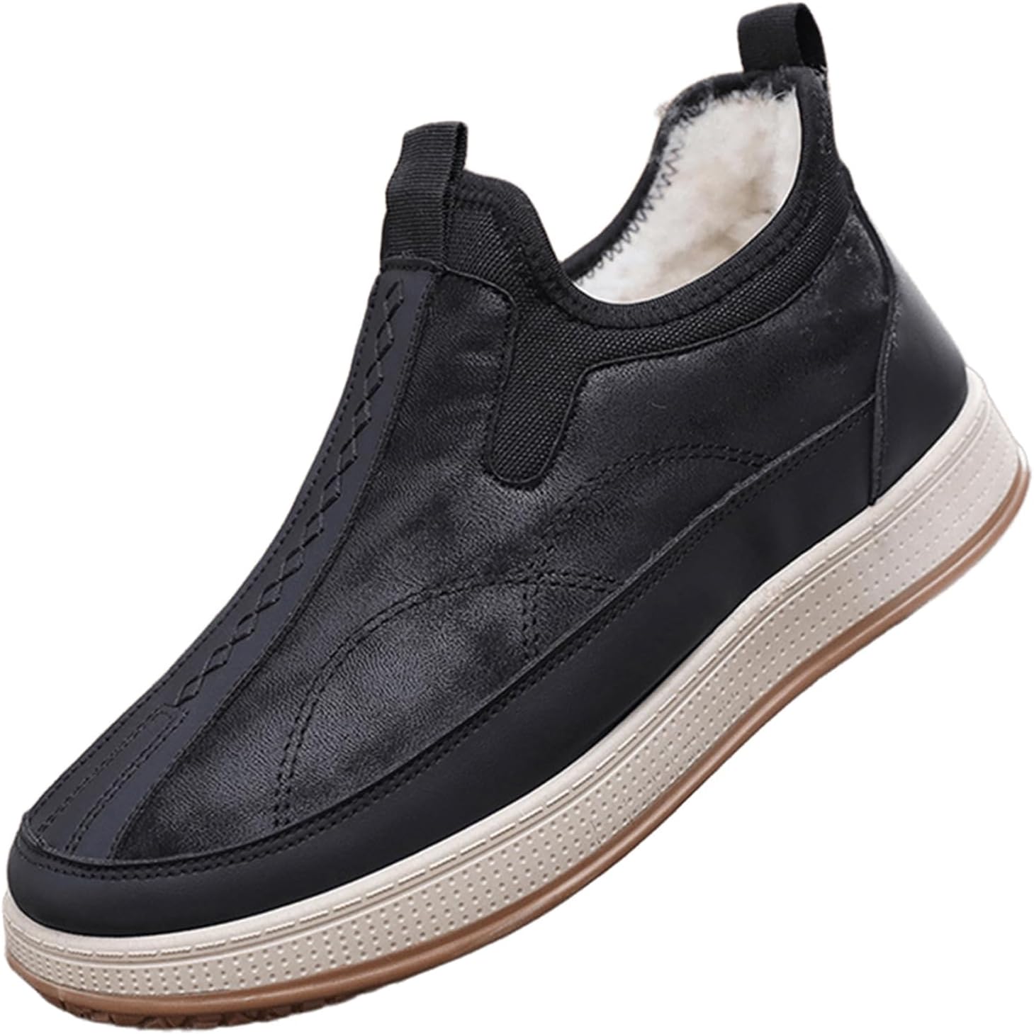 Зимние мужские ботинки, водонепроницаемые, с удобной шнуровкой, с мехом, теплые мужские туфли, повседневные легкие ботильоны для ходьбы Generic, черный
Зимние мужские ботинки, водонепроницаемые, с удобной шнуровкой, с мехом, теплые мужские туфли, повседневные легкие ботильоны для ходьбы Generic, черный