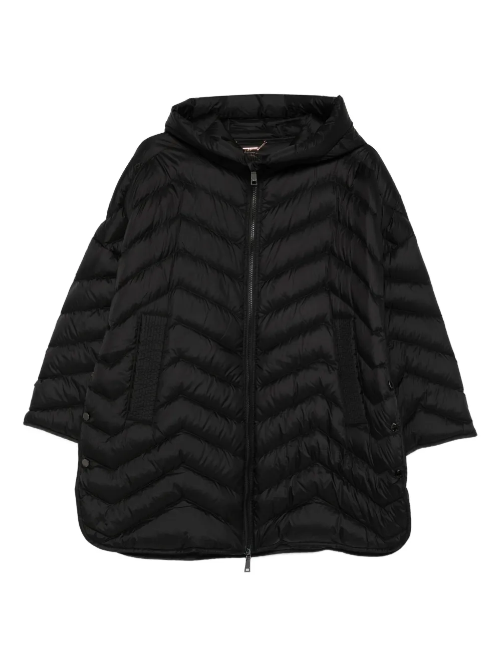 Стеганое пальто с капюшоном и шевронным узором Seventy, черный
Стеганое пальто с капюшоном и шевронным узором Seventy, черный