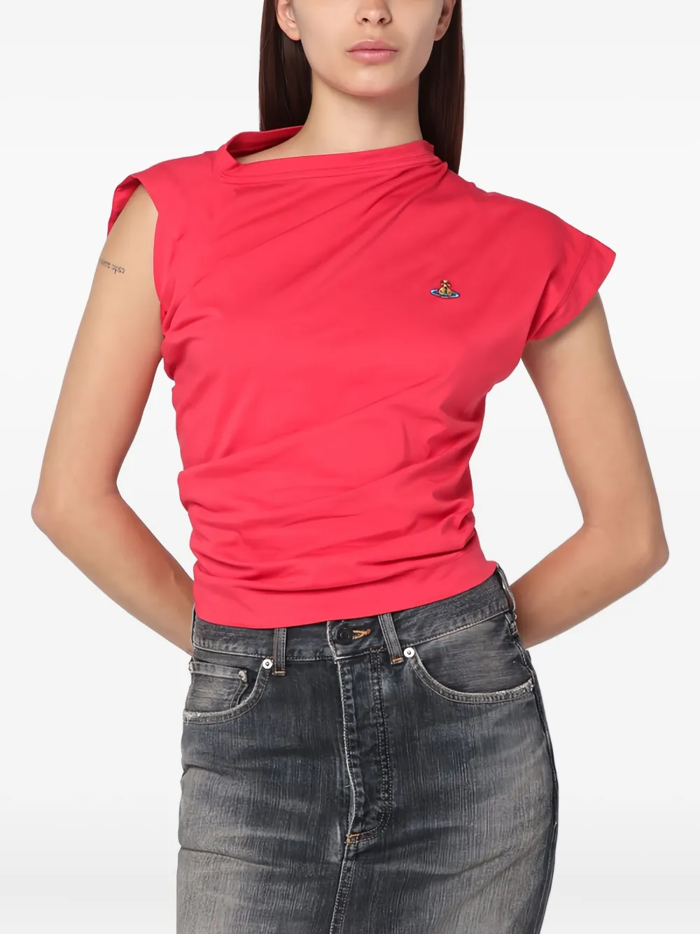 Футболка с вышитым логотипом Vivienne Westwood, красный
Футболка с вышитым логотипом Vivienne Westwood, красный