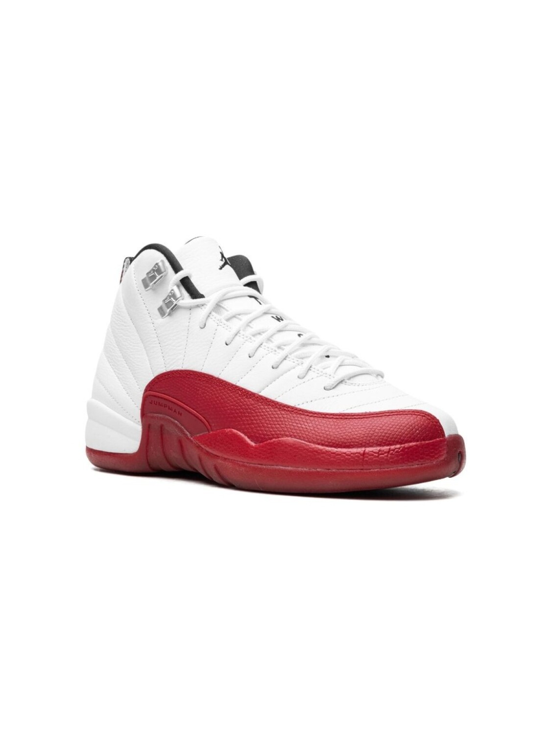 Jordan кроссовки Air Jordan 12 Cherry, белый 
Jordan кроссовки Air Jordan 12 Cherry, белый