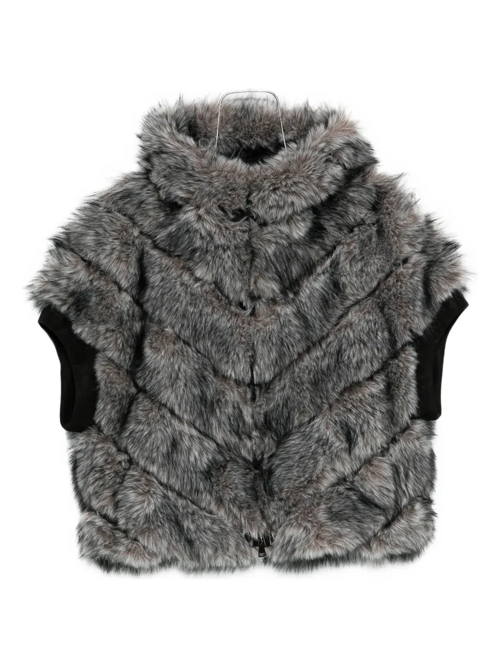 Пальто из искусственного меха с узором "шеврон" Betta Corradi, серый
Пальто из искусственного меха с узором "шеврон" Betta Corradi, серый