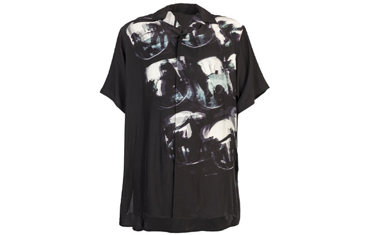 Yohji Yamamoto Мужская черная рубашка
Yohji Yamamoto Мужская черная рубашка