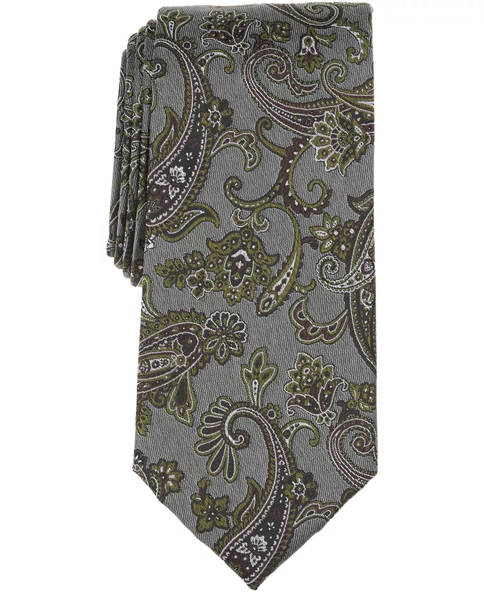 Мужской классический галстук с принтом пейсли Michael Kors, зеленый
Мужской классический галстук с принтом пейсли Michael Kors, зеленый