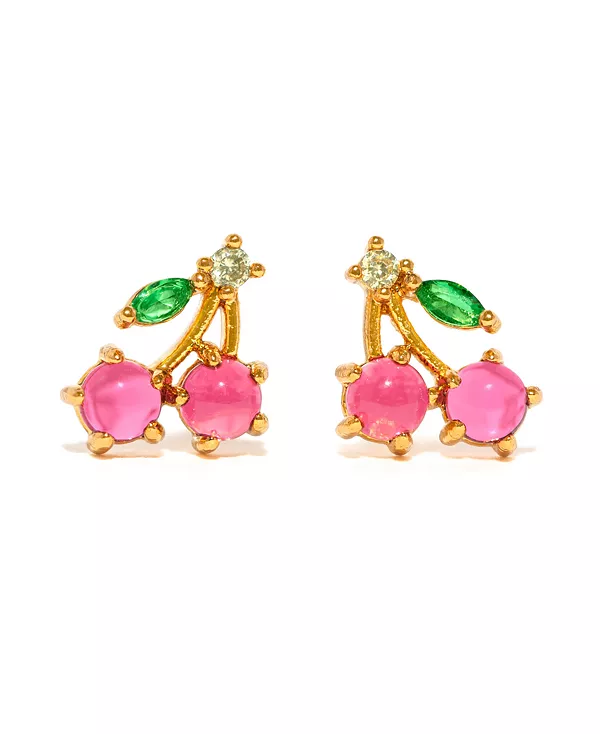 Позолоченные хрустальные вишневые серьги-гвоздики Girls Crew, gold
Позолоченные хрустальные вишневые серьги-гвоздики Girls Crew, gold