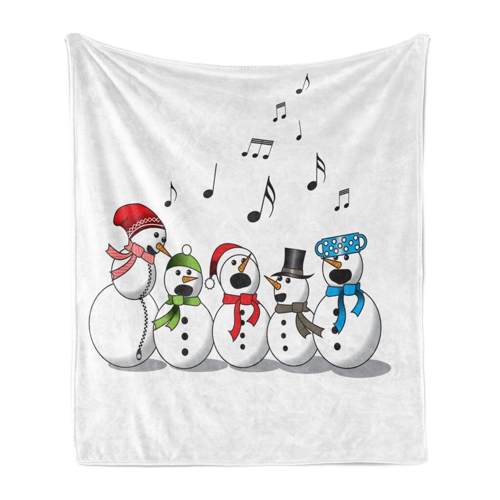 Мягкое фланелевое флисовое одеяло ABAKUHAUS Snowman, забавная демонстрация 5 силуэтов, выступление поющего хора в праздничный сезон, 175 x 230 см, разноцветный белый
Мягкое фланелевое флисовое одеяло ABAKUHAUS Snowman, забавная демонстрация 5 силуэтов, выступление поющего хора в праздничный сезон, 175 x 230 см, разноцветный белый