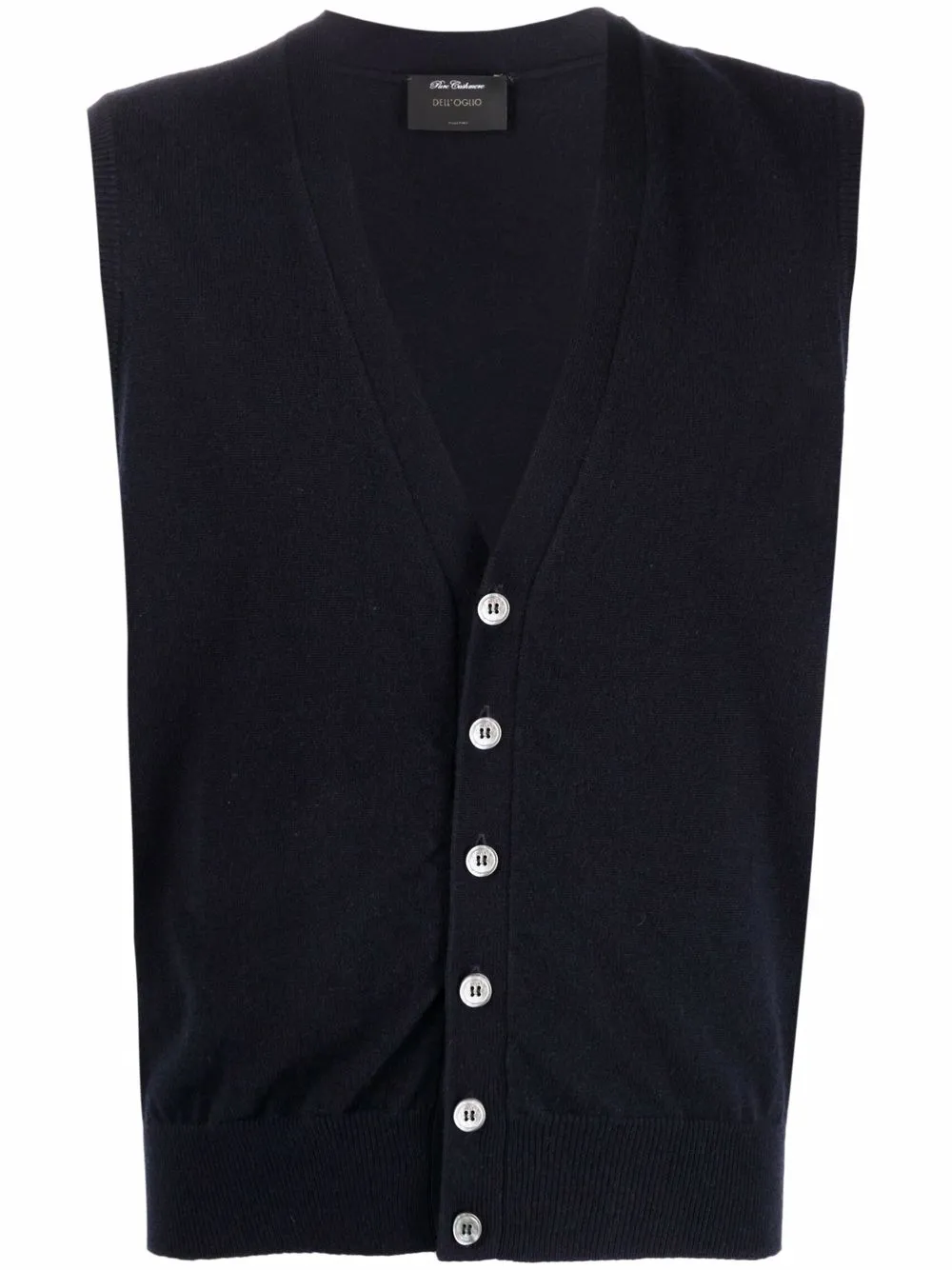 Кашемировый топ с V-образным вырезом Dell'oglio, синий
Кашемировый топ с V-образным вырезом Dell'oglio, синий