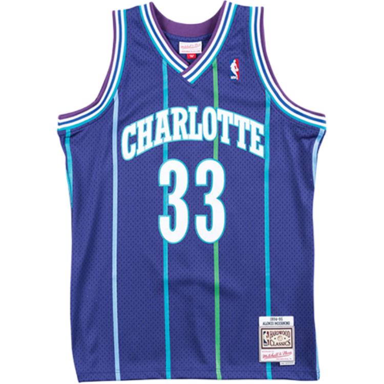 Топ-джерси NBA Charlotte Hornets 94 Alonzo Mourning Swingman Alternate Mitchell Ness, синий
Топ-джерси NBA Charlotte Hornets 94 Alonzo Mourning Swingman Alternate Mitchell Ness, синий