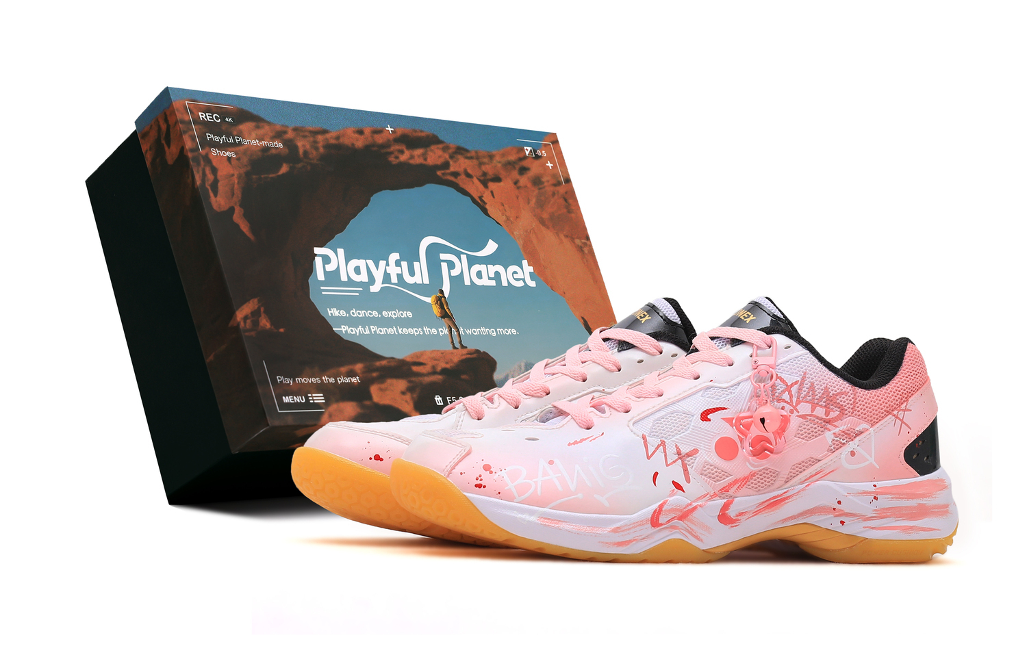 Power Cushion амортизация устойчивость к истиранию отскок низкие кроссовки для бадминтона unisex YONEX, розовый
Power Cushion амортизация устойчивость к истиранию отскок низкие кроссовки для бадминтона unisex YONEX, розовый