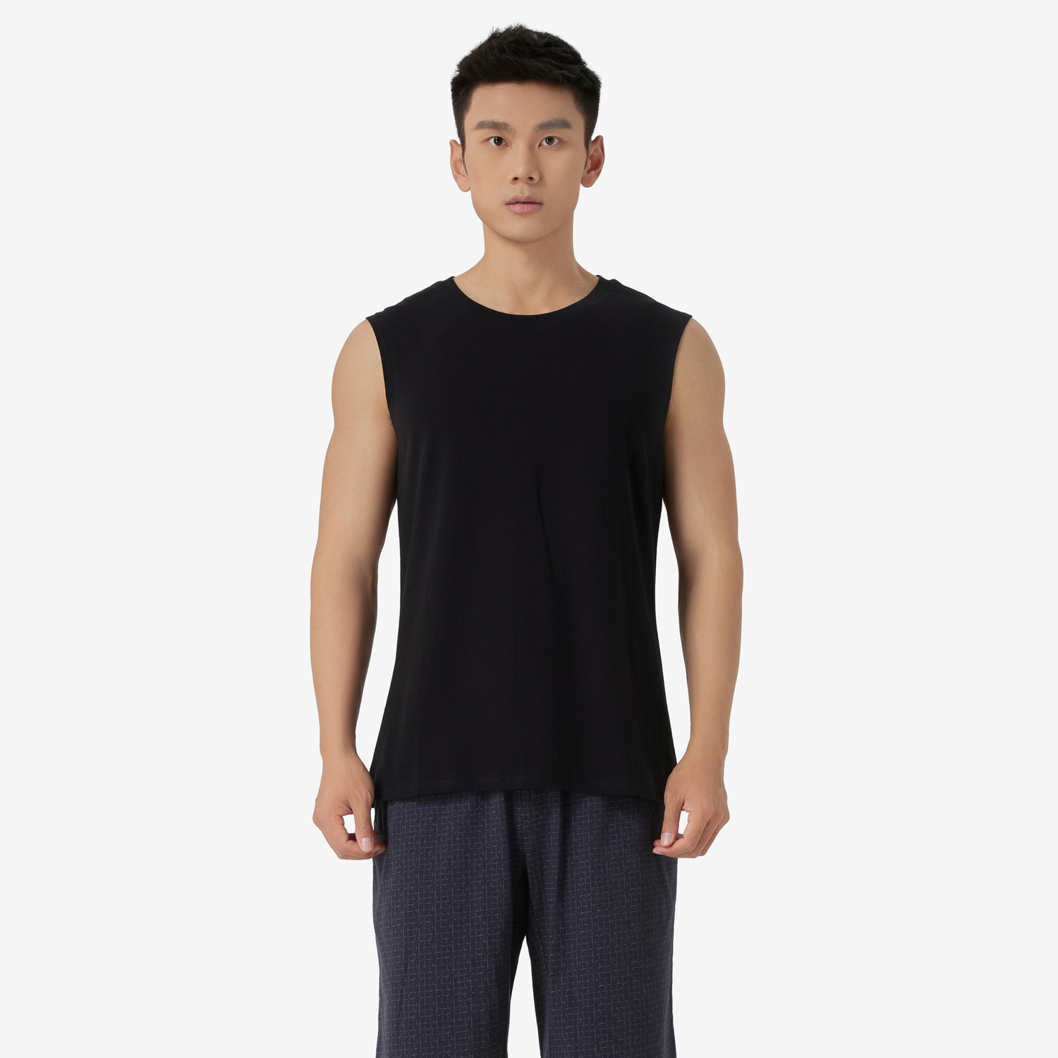 Мужская базовая майка для фитнеса Domyos
Мужская базовая майка для фитнеса Domyos