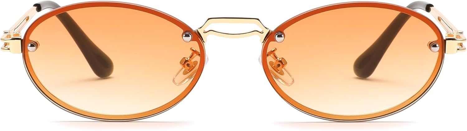 Солнцезащитные очки FEISEDY Retro Oval для женщин и мужчин, модные солнцезащитные очки с классическим металлическим оправой и защитой от УФ-излучения UV400, артикул B0245, 002gold/Gradual Tea
Солнцезащитные очки FEISEDY Retro Oval для женщин и мужчин, модные солнцезащитные очки с классическим металлическим оправой и защитой от УФ-излучения UV400, артикул B0245, 002gold/Gradual Tea