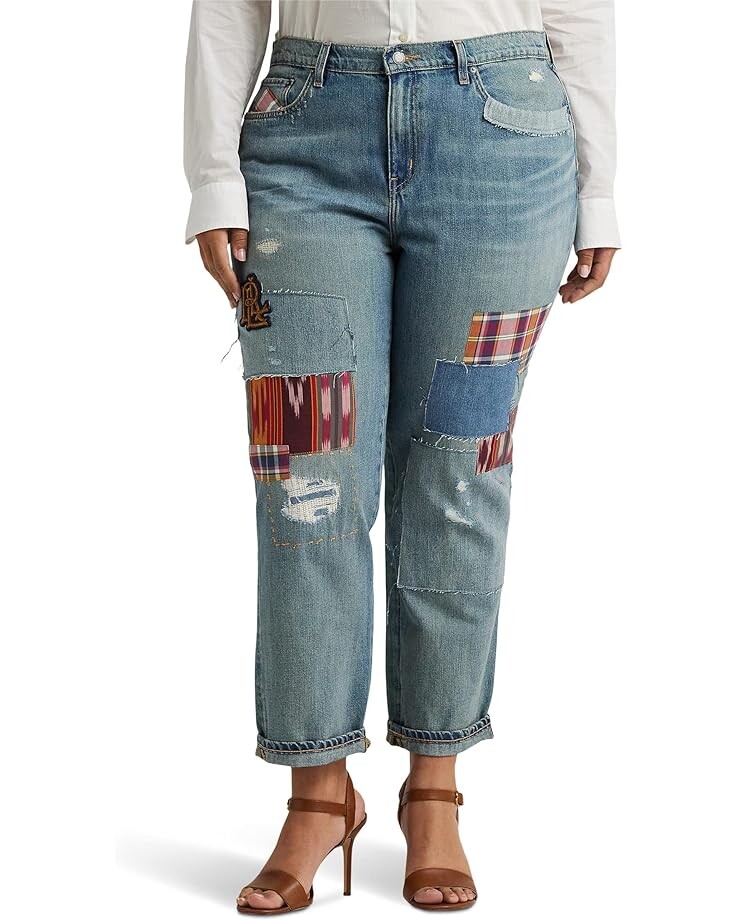 Джинсы LAUREN Ralph Lauren Plus Size Patchwork Relaxed Tapered Jeans in Skye Wash, цвет Skye Wash
Джинсы LAUREN Ralph Lauren Plus Size Patchwork Relaxed Tapered Jeans in Skye Wash, цвет Skye Wash