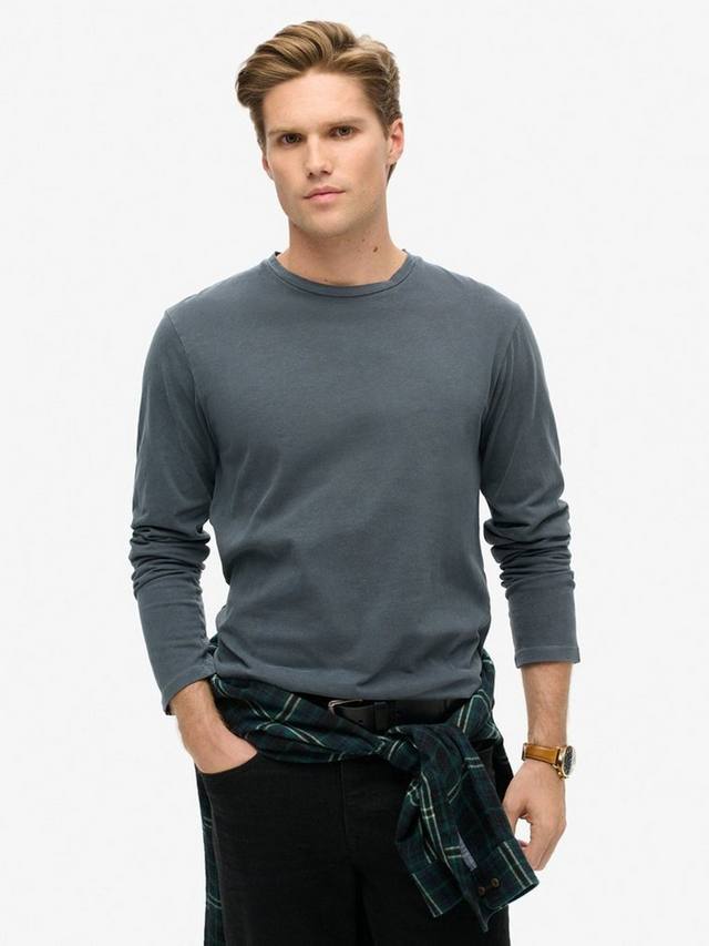 Органическая хлопковая классическая базовая майка Superdry, Washed Eclipse Navy
Органическая хлопковая классическая базовая майка Superdry, Washed Eclipse Navy