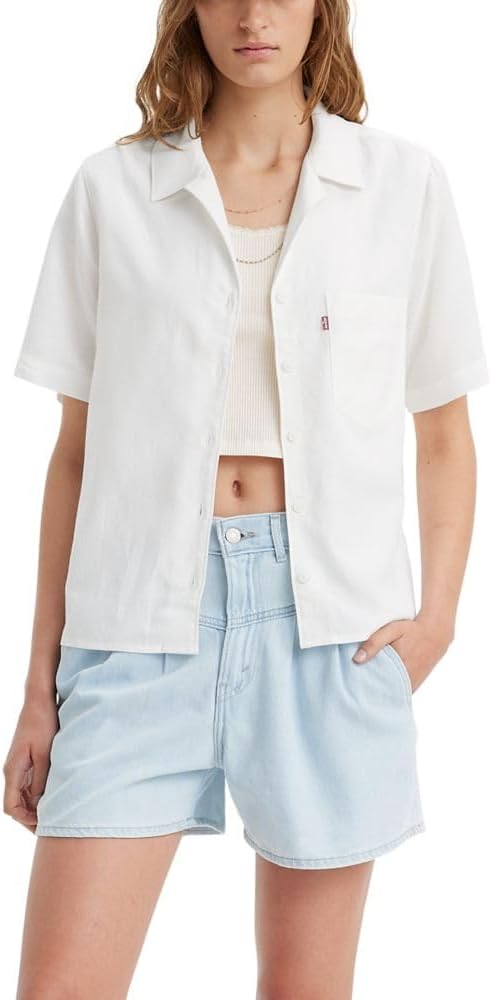 Женская рубашка Levi's Joyce Resort (также доступна в размере Plus), (New) Bright White
Женская рубашка Levi's Joyce Resort (также доступна в размере Plus), (New) Bright White
