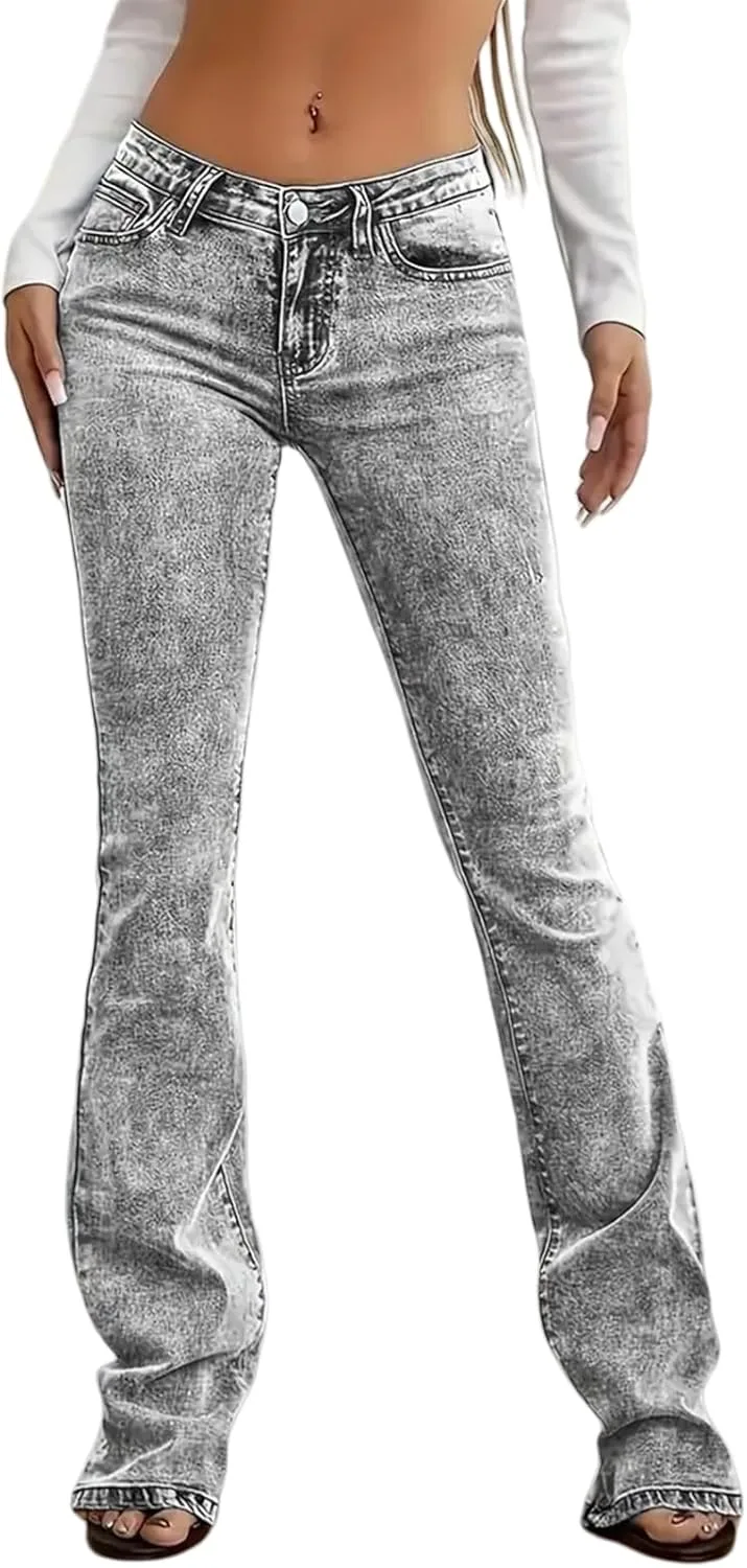 Джинсы с высокой талией и расклешенными штанинами, Stretch Denim, Light Gray TimeGofate
Джинсы с высокой талией и расклешенными штанинами, Stretch Denim, Light Gray TimeGofate