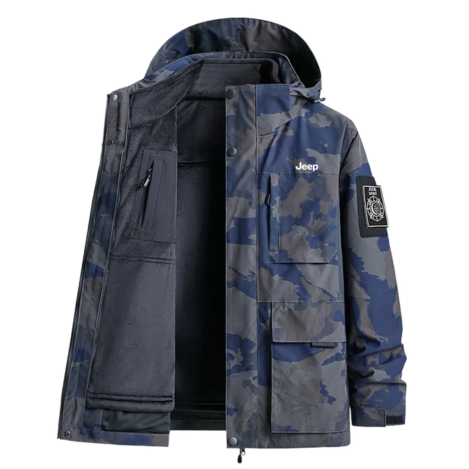 Jeep Износостойкая водонепроницаемая ветровка унисекс, Camouflage 
Jeep Износостойкая водонепроницаемая ветровка унисекс, Camouflage