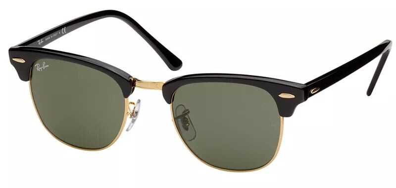 Классические солнцезащитные очки Ray-Ban Clubmaster, черный
Классические солнцезащитные очки Ray-Ban Clubmaster, черный