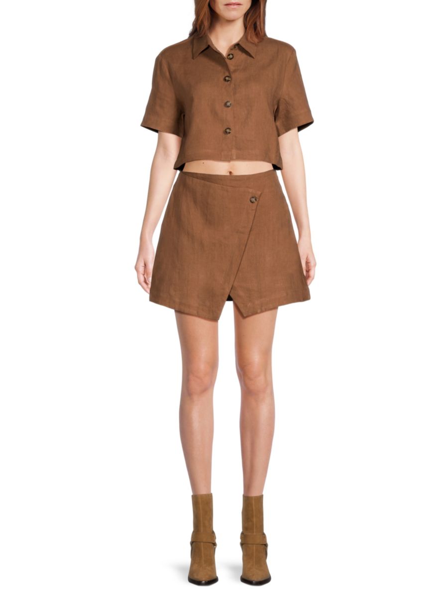 Мини-платье Shelly Linen с вырезом на талии Hevron, цвет Pecan
Мини-платье Shelly Linen с вырезом на талии Hevron, цвет Pecan